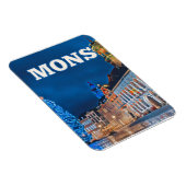 Mons Belgique Photo Vintage Magneet (Rechterzijde)