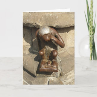 Mons het Wenskaart van de Aap Kaart