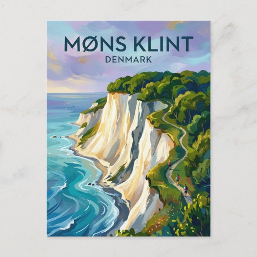 Møns Klint Denemarken Briefkaart (Voorkant)