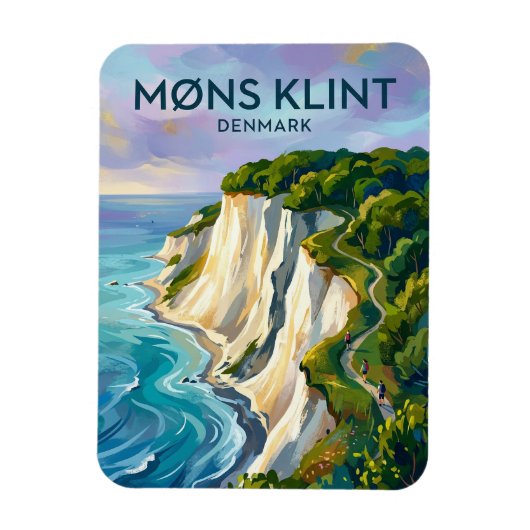 Møns Klint Denemarken Magneet (Verticaal)