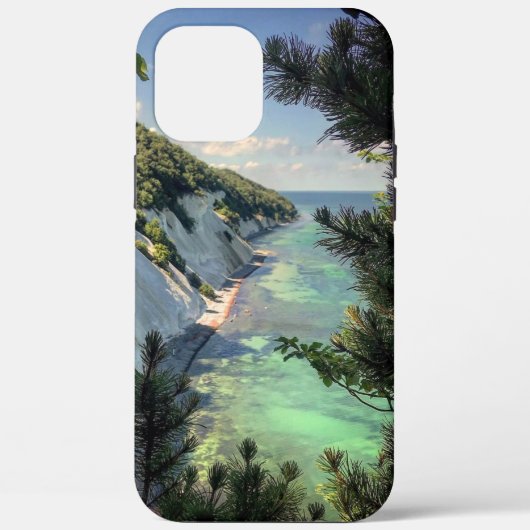 Møns Klint Denmark gestileerd (alle telefoons) Case-Mate iPhone Case (Achterkant)
