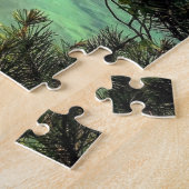 Møns Klint Denmark gestiliseerd Legpuzzel (Zijkant)