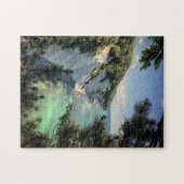 Møns Klint Denmark gestiliseerd Legpuzzel (Horizontaal)