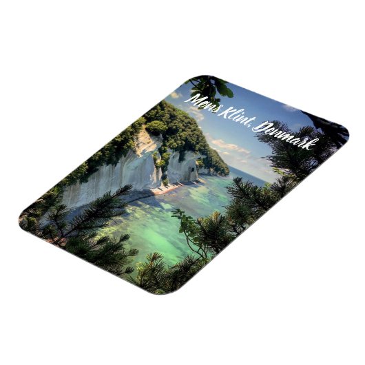 Møns Klint Denmark gestiliseerd Magneet (Linkerzijde)