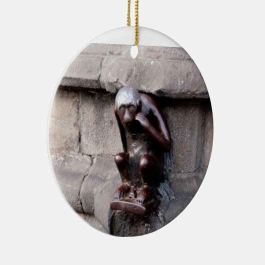 Mons Monkey Keramisch Ornament (Rechts)