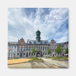 Mons of Bergen oude stad in België reizen Magneet