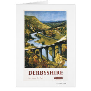 Monsal Dale, Train and Viaduct British Rail