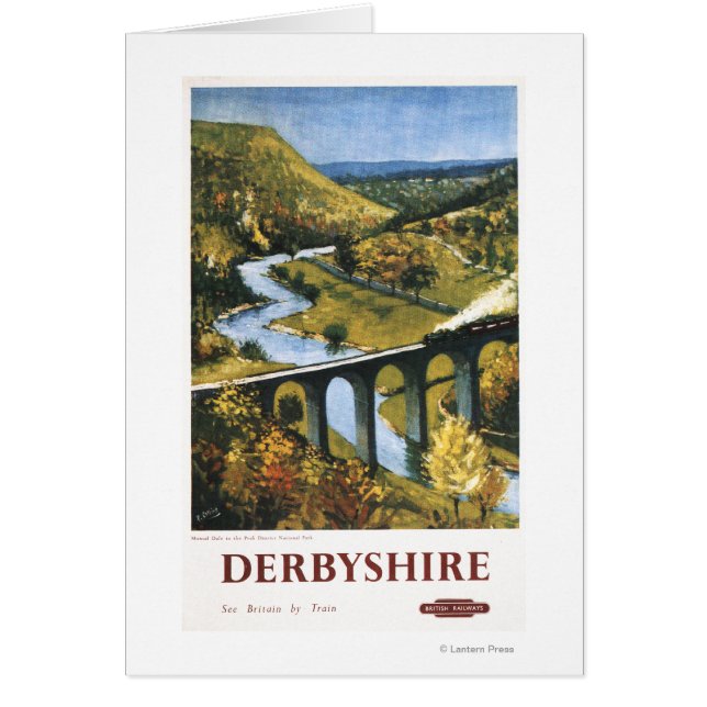 Monsal Dale, Train and Viaduct British Rail (Voorkant)
