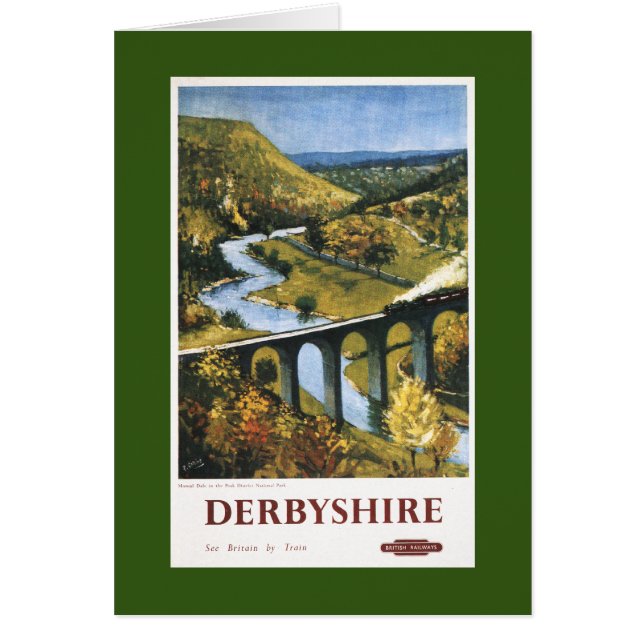 Monsal Dale, Train and Viaduct British Rail (Voorkant)