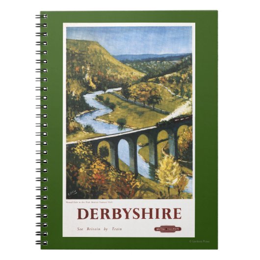 Monsal Dale, Train and Viaduct British Rail Notitieboek (Voorkant)