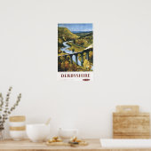 Monsal Dale, Train and Viaduct British Rail Poster (Keuken)