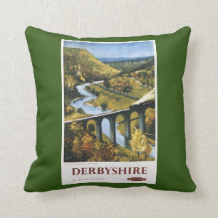 Monsal Dale, Train en Viaduct British Rail Kussen