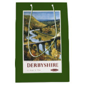 Monsal Dale, Train en Viaduct British Rail Medium Cadeauzakje (Voorkant)