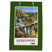 Monsal Dale, Train en Viaduct British Rail Medium Cadeauzakje (Achterkant)