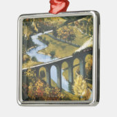 Monsal Dale, Train en Viaduct British Rail Metalen Ornament (Links)