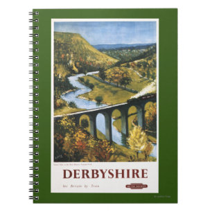 Monsal Dale, Train en Viaduct British Rail Notitieboek