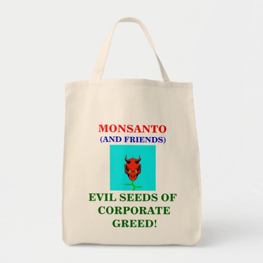 MONSANTO EVIL ZEEFT ORGANISCH TAS (Voorkant)