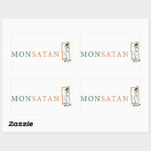 Monsanto = Monsatan Rechthoekige Sticker (Vel)