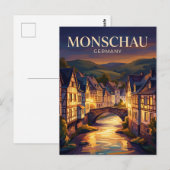 Monschau Duitsland Briefkaart (Voorkant / Achterkant)