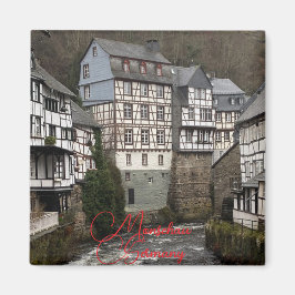 Monschau in Duitsland in de winter Magneet