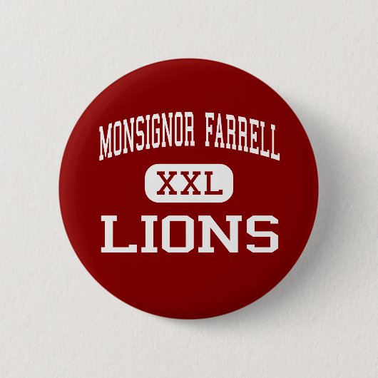 Monseigneur Farrell - Hoge Leeuwen - - Staten Ronde Button 5,7 Cm (Voorkant)