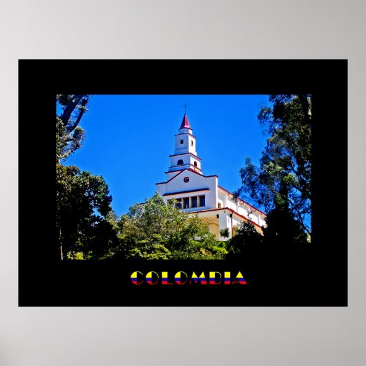Monserrate Colombia Poster (Voorkant)