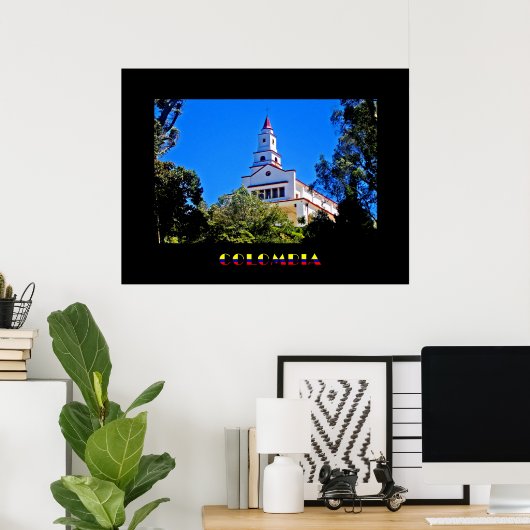 Monserrate Colombia Poster (Thuiskantoor)