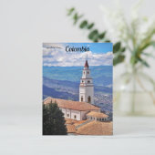 Monserratenkerk in het Briefkaart Bogota Colombia (Staand voorkant)