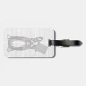 Monsieur Bulldog 2 Bagagelabel (Achterkant horizontaal)