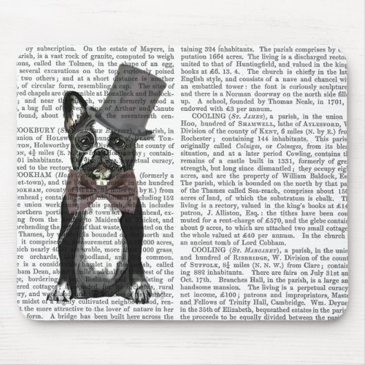 Monsieur Bulldog 2 Muismat (Voorkant)