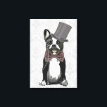 Monsieur Bulldog Canvas Afdruk<br><div class="desc">Dieren en Natuur</div>