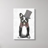 Monsieur Bulldog Canvas Afdruk (Voorkant)