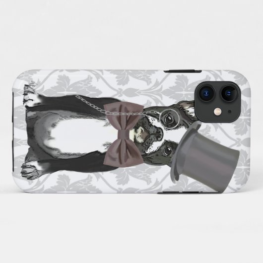 Monsieur Bulldog Case-Mate iPhone Case (Achterkant (horizontaal))