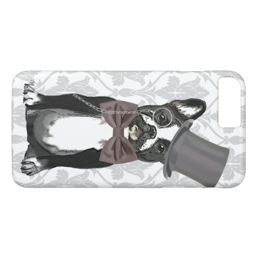 Monsieur Bulldog Case-Mate iPhone Case (Achterkant (Horizontaal))