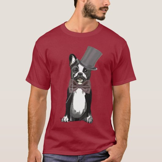 Monsieur Bulldog T-shirt (Voorkant)