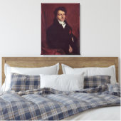 Monsieur de Norvins , 1811-12 Canvas Afdruk (Insitu (Slaapkamer))