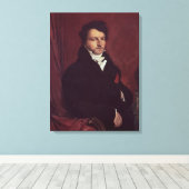 Monsieur de Norvins , 1811-12 Canvas Afdruk (Insitu (Houten vloer))