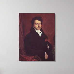 Monsieur de Norvins , 1811-12 Canvas Afdruk