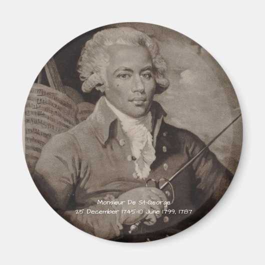 Monsieur De St-George Magneet (Voorkant)