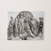 Monsieur Drovetti en zijn volgelingen met behulp v Legpuzzel (Horizontaal)