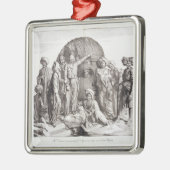 Monsieur Drovetti en zijn volgelingen met behulp v Metalen Ornament (Links)