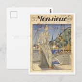 Monsieur France 1923 Briefkaart (Voorkant / Achterkant)