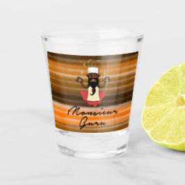 Monsieur Guru 4 Shot Glas