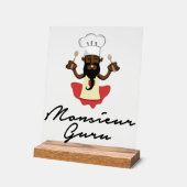 Monsieur Guru Acryl Bord (Hoek)