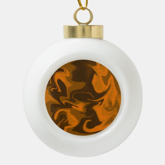 Monsieur Guru Keramische Bal Ornament (Voorkant)