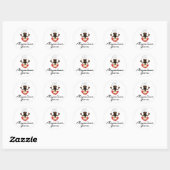 Monsieur Guru Ronde Sticker (Vel)