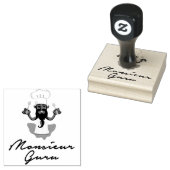 Monsieur Guru Rubberstempel (Gestempeld)