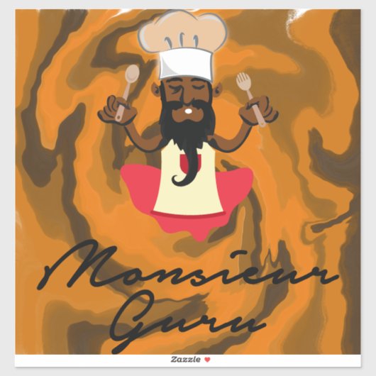 Monsieur Guru Sticker (Vel)
