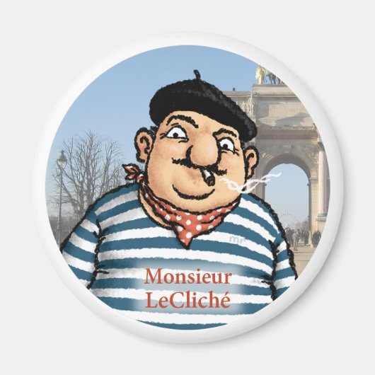 Monsieur LeCliché Magnet (Voorkant)