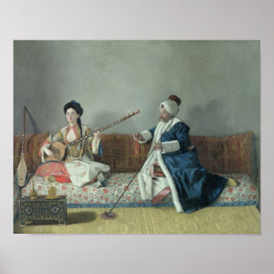 Monsieur Levett en Mademoiselle Helene Poster